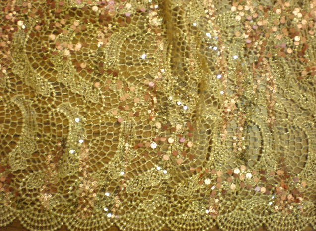 1.Gold Elegant Lace
